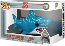 JAWS - GREAT WHITE SHARK 6" 50TH ANNIVERSARY POP VINYL FIGURE 1754  FUNKO  NEW