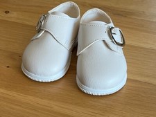 Cream/Ivory Baypod boy's shoes - size 5 hard sole