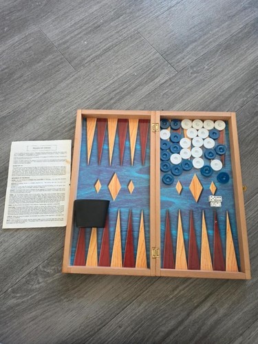 Wooden backgammon chess - 2,