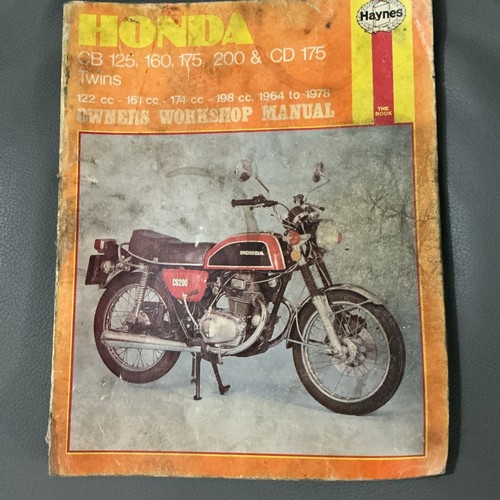 Haynes honda cb125 - haynes,