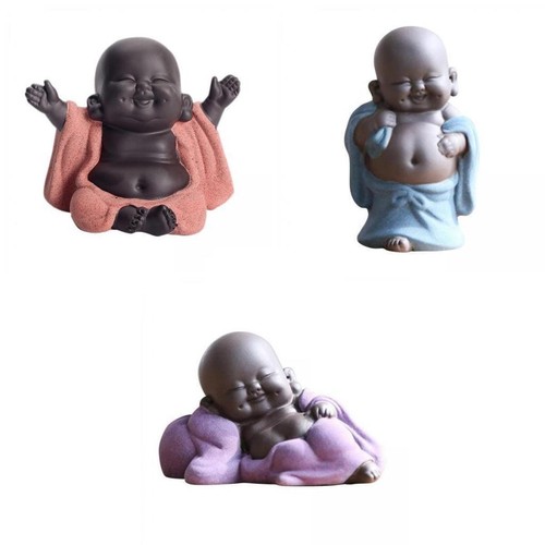 Ceramic laughing happy buddha - ceramic,