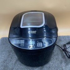 Russell Hobbs 23620 Compact Fast Breadmaker 660W Black Loaf Machine *Working*