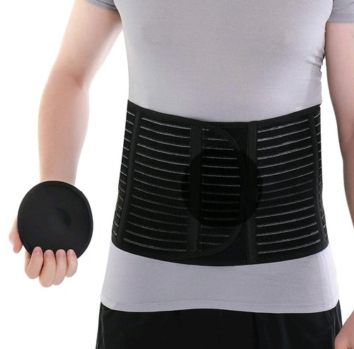 Abdominal binder with hernia - binder,