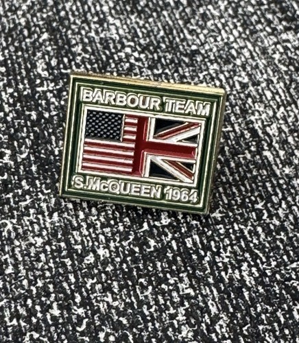 Barbour steve mqueen pin badge - pin,