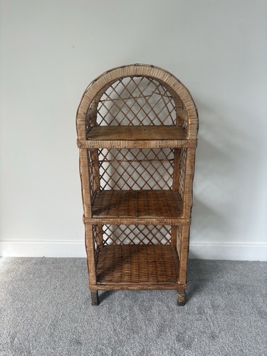 Vintage wicker rattan tier - wicker,