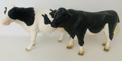 Vintage schleich cow bull - schleich,