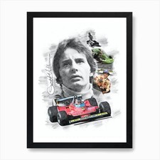 Gilles Villeneuve Art Print