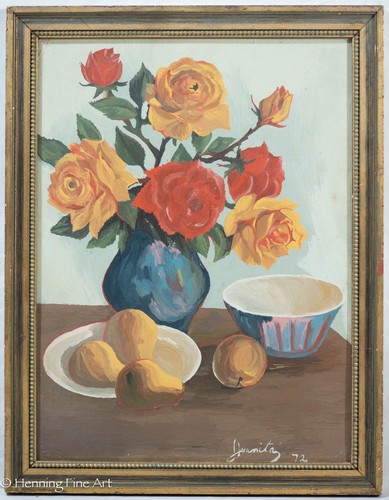 Colorful naive oil - naive, painting