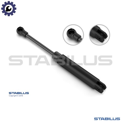 Gas spring convertible top - gas,