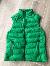Mens Green Gilet, 100% Feather & Down Fill, Marks & Spencer, Size Large