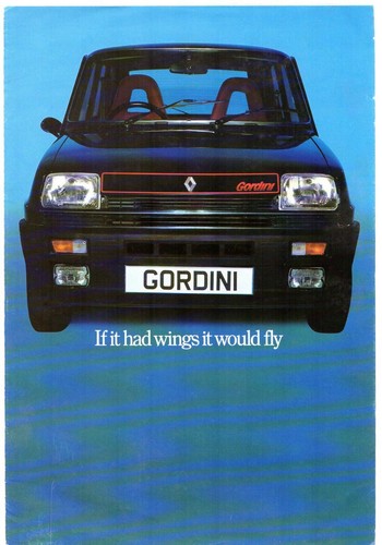Renault gordini 1979 uk - renault,