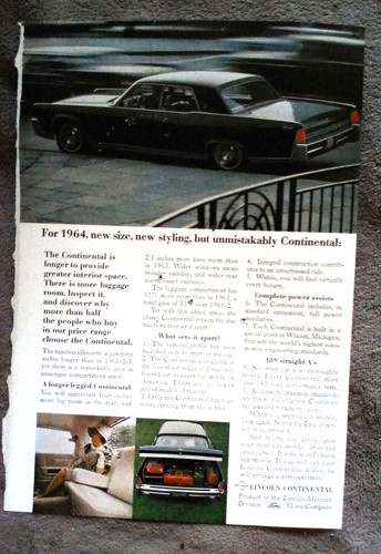 1964 lincoln continental - 1964,