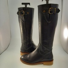 Ted & Muffy Black Leather Knee