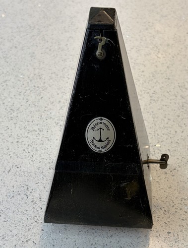 Vintage wooden metronome - vintage,
