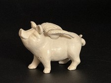 Vintage White Cast Iron Flying