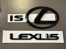 Gloss Black Trunk logo emblem