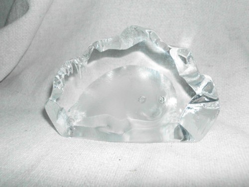 Superb glass paperweight - superb,