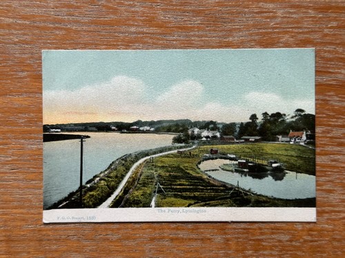 Antique lymington ferry river - antique,