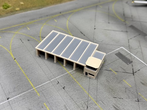 400 scale fire station - 1/400, w/