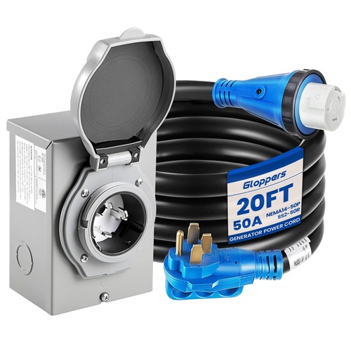 Generator cord amp 20ft - cord,