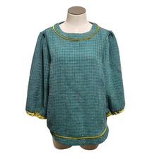 Voy Womens Green Metallic