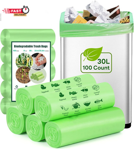 Litre compostable bin bags - compostable,