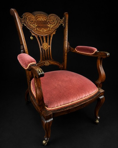 Edwardian antique inlaid - edwardian,