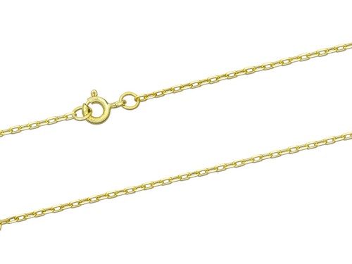 9ct yellow gold necklace - yellow,