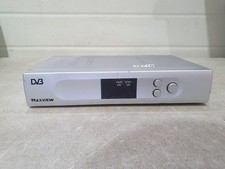 Maxview Digital Satellite Receiver Silver Infrared Electronic Programme Guide