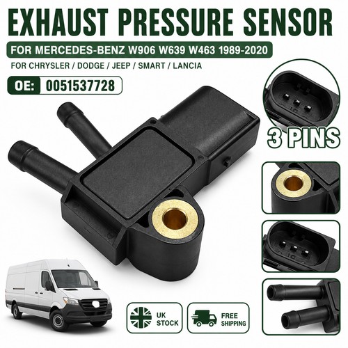 Exhaust pressure sensor - pressure,