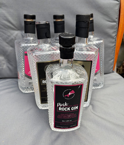 Rock gin cornish - cornish, pink