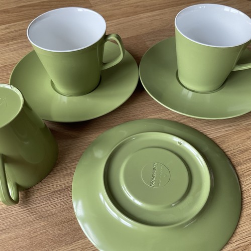 Green melaware 1950s - 3x,