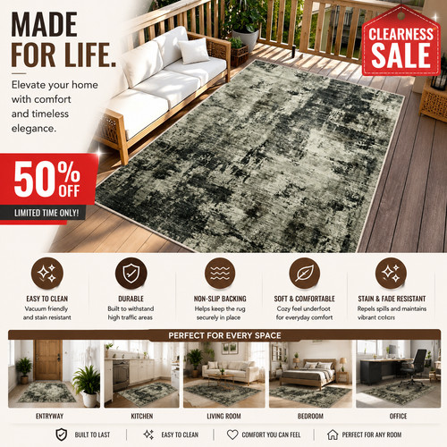 Large area rug hallway runner - hallway,
