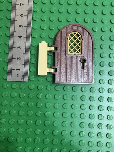 Lego brown arched door - lego,
