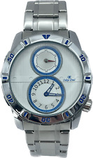 Oskar Emil Classic FORLI Mens Quality Stainless Steel Dual-Dial Large Watch