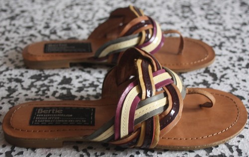 New bertie leather - new, toe