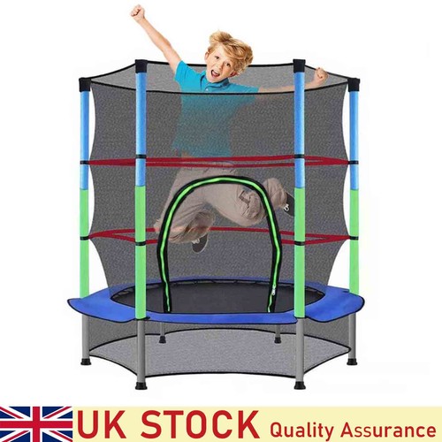 5ft kids trampoline safety - kids,
