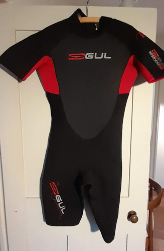 Wetsuit mens shorty - gul, size