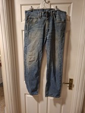 Levi 505 Jeans 34in Waist, 29in Inside Leg, Straight Fit, 100% Cotton Denim