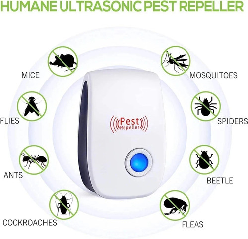 1pc ultrasonic pest repeller - ultrasonic,