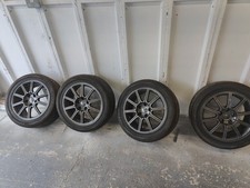 Subaru Impreza Genuine Alloy wheels 17" 2.5 turbo STI 2005 235/45/17 Anthracite 