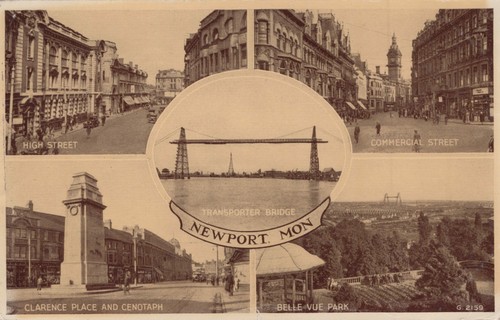 Vintage postcard newport mon - vintage,