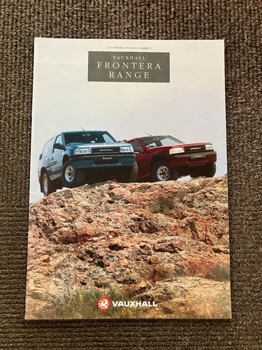 Vauxhall frontera range - frontera,
