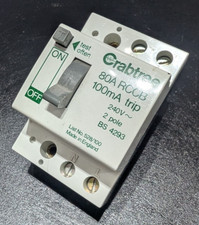 Crabtree 80A 100MA RCD RCCB