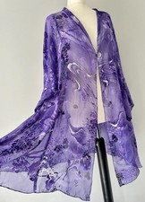 Dreamkeeper Purple White Silk