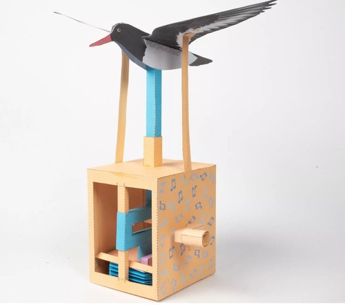 Paper animation bird craft - bird,