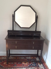Vintage art deco oak dressing - vintage,
