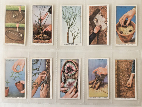 Wills cig cards garden - cig.,