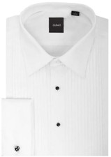 Boxed White Formal Plaid Front
