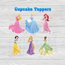 DISNEY PRINCESS CUPCAKE TOPPERS CAKE DECORATION PARTY BIRTHDAY